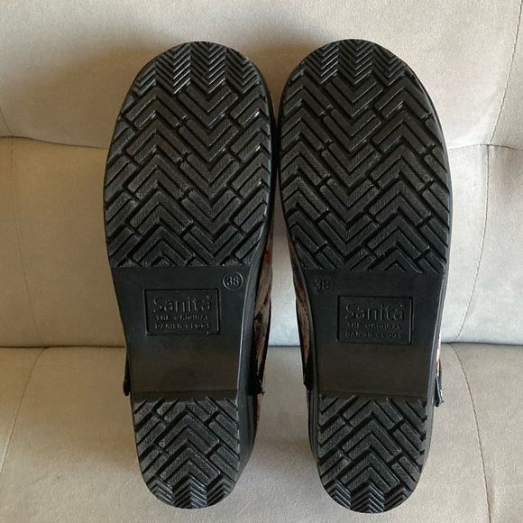 Sanita Swirl Pattern Clogs Size EU 38 US 7 - Picture 7 of 9